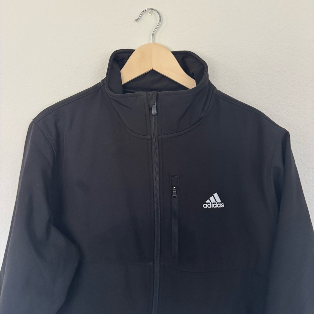 Adidas Golf Performance Waterproof Jacket Sz L - image 3